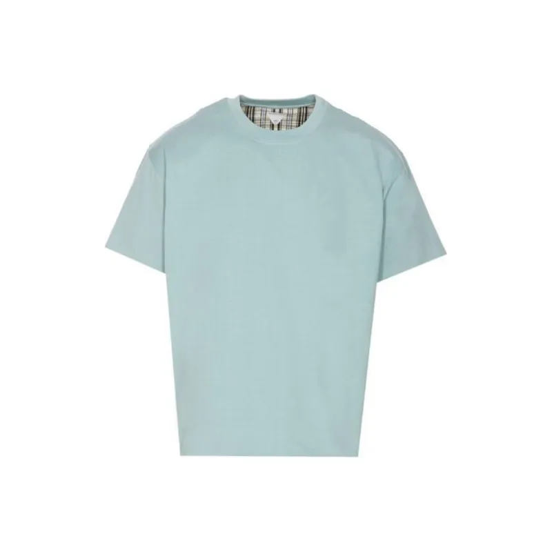 Bottega Veneta Double Layer Checked T-Shirt-0