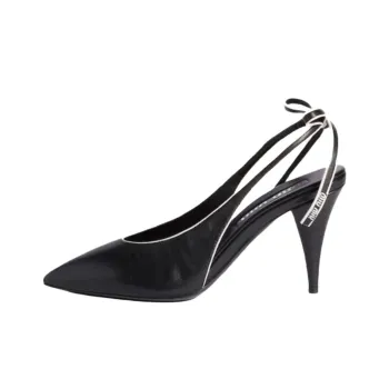 MIU MIU Cone Heel High Heels 8.5cm Women's Black