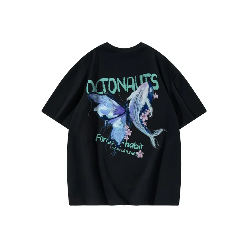 Small Columns Under The Sea T Shirt Unisex White-8