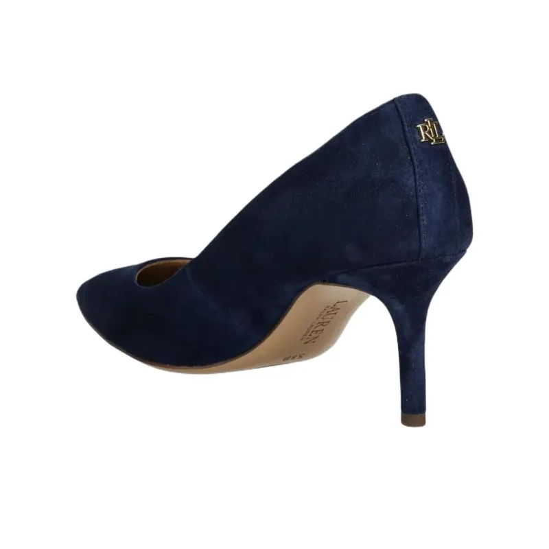 LAUREN RALPH LAUREN Slim Heel High Heels 7cm Women's Marine Blue-3
