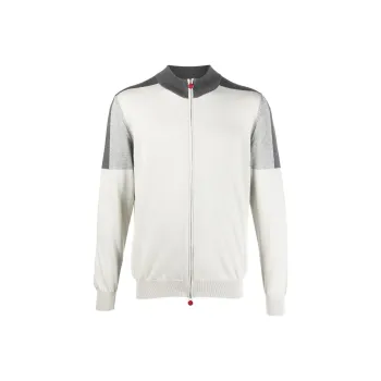 Kiton Colour-block Panelled Sweater