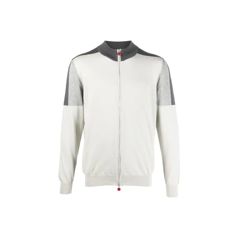 Kiton Colour-block Panelled Sweater-0