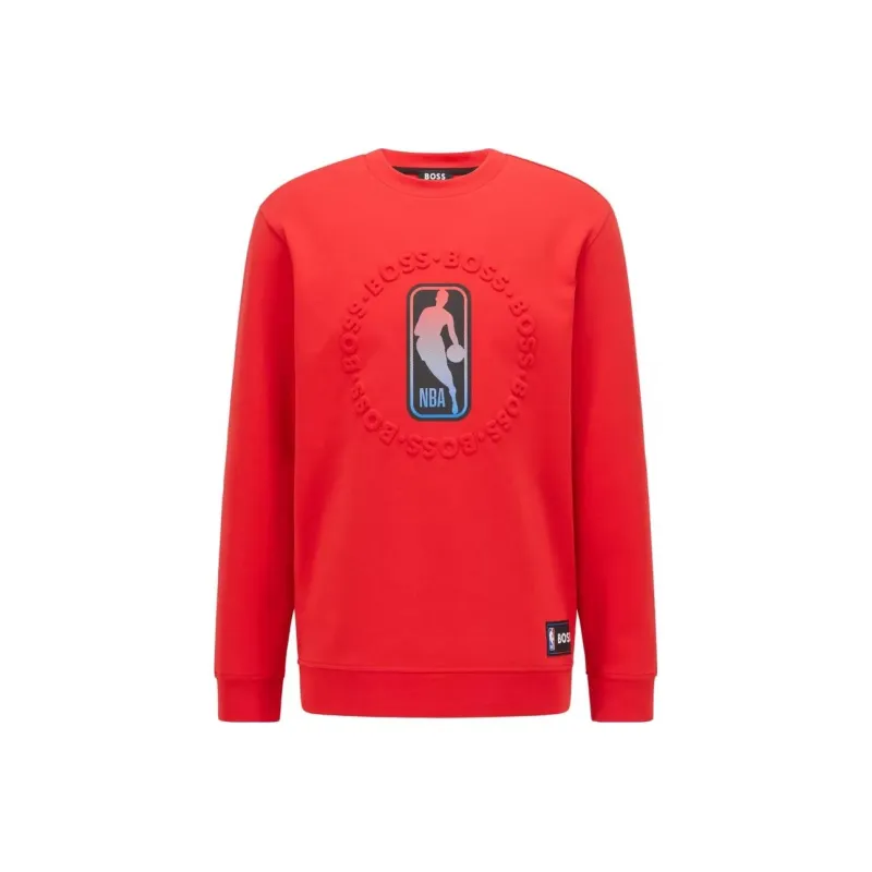 Nba X HUGO BOSS HUGO BOSS X NBA Sweatshirts Men Red-0