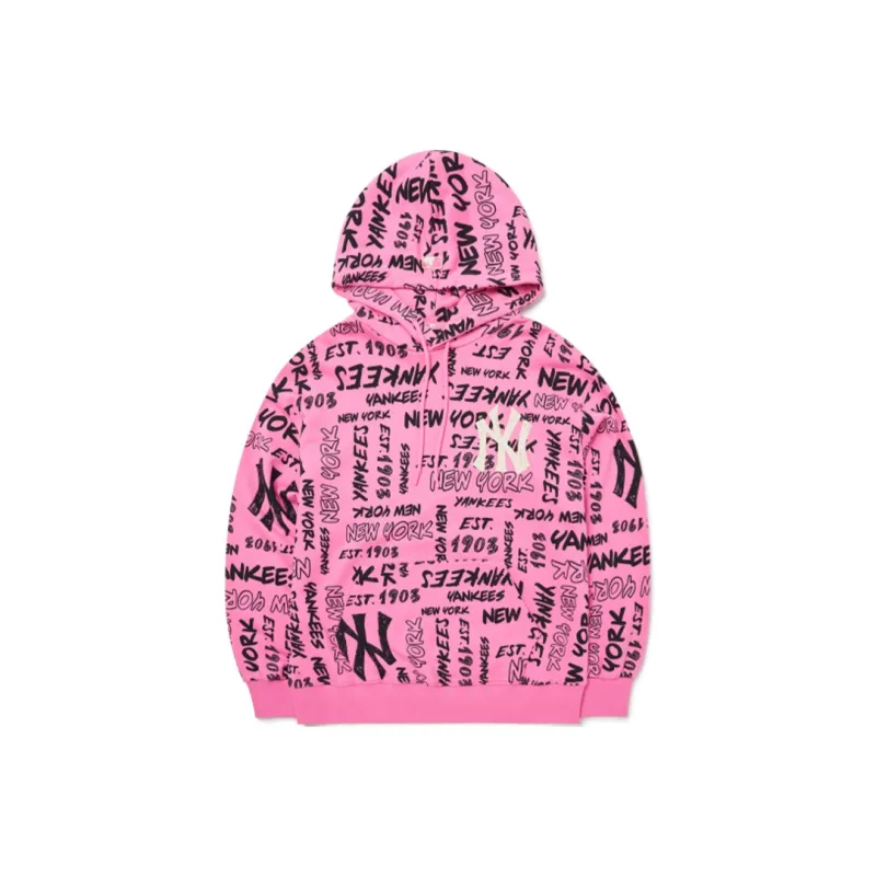 MLB New York Yankees Sweatshirts Unisex Pink-0