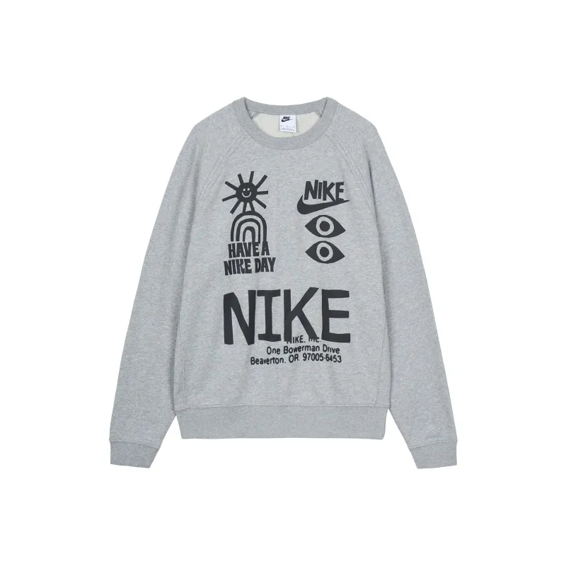 Nike Sweatshirts Men Gray-0