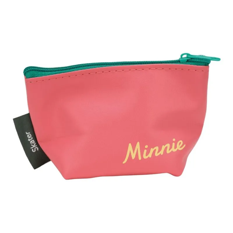 Disney Synthetic Leather Coin Purse Mini Unisex Pink-1