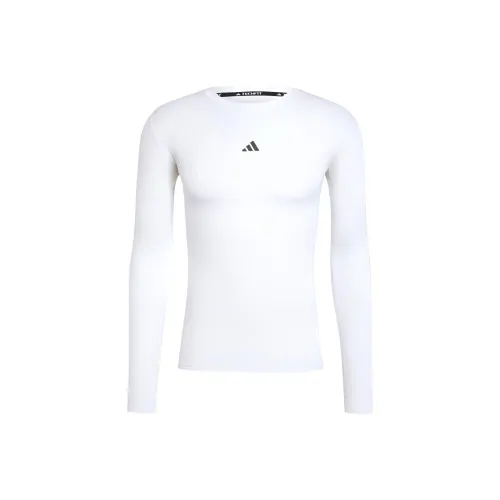 Adidas Free Shipping With AdiClub Techfit Compression Training Long Sleeve Tee