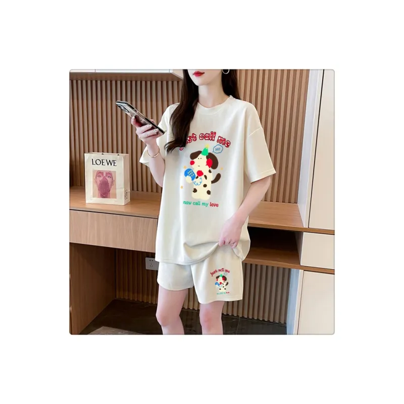 Flowers In Water Casual Suit Women's-1