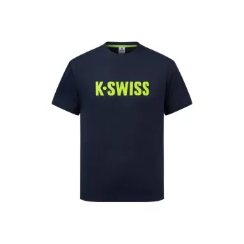 K·SWISS T Shirts Unisex Blue