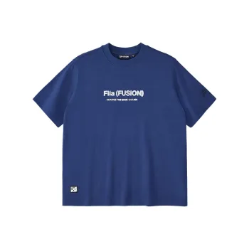 FILA FUSION T Shirts Men Anaya Blue