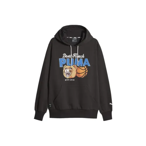 PUMA Hoodie De Basketball DYLAN Sweatshirt Men's Black