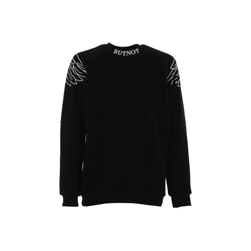 BUTNOT STREET COUTURE Felpa Stampa Ali Sweatshirt Men's Black-0