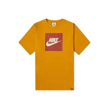 Nike T Shirts Men Gold