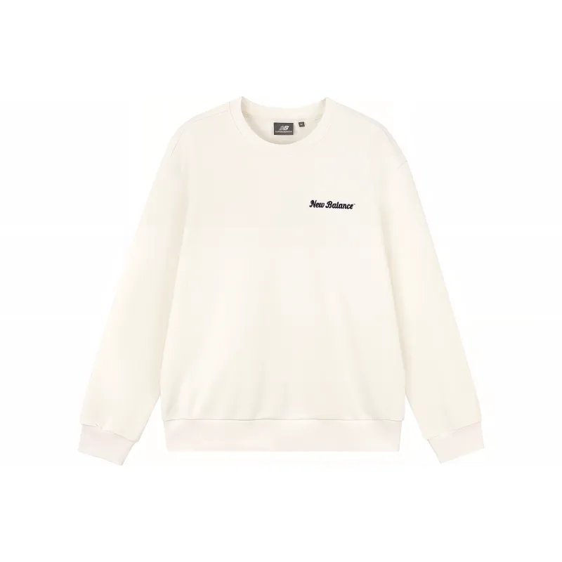 New Balance Sweatshirts Unisex Beige-0