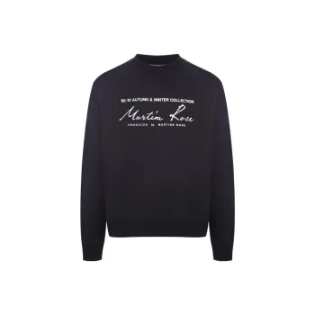 Martine Rose Slogan Printed Crewneck Sweatshirt