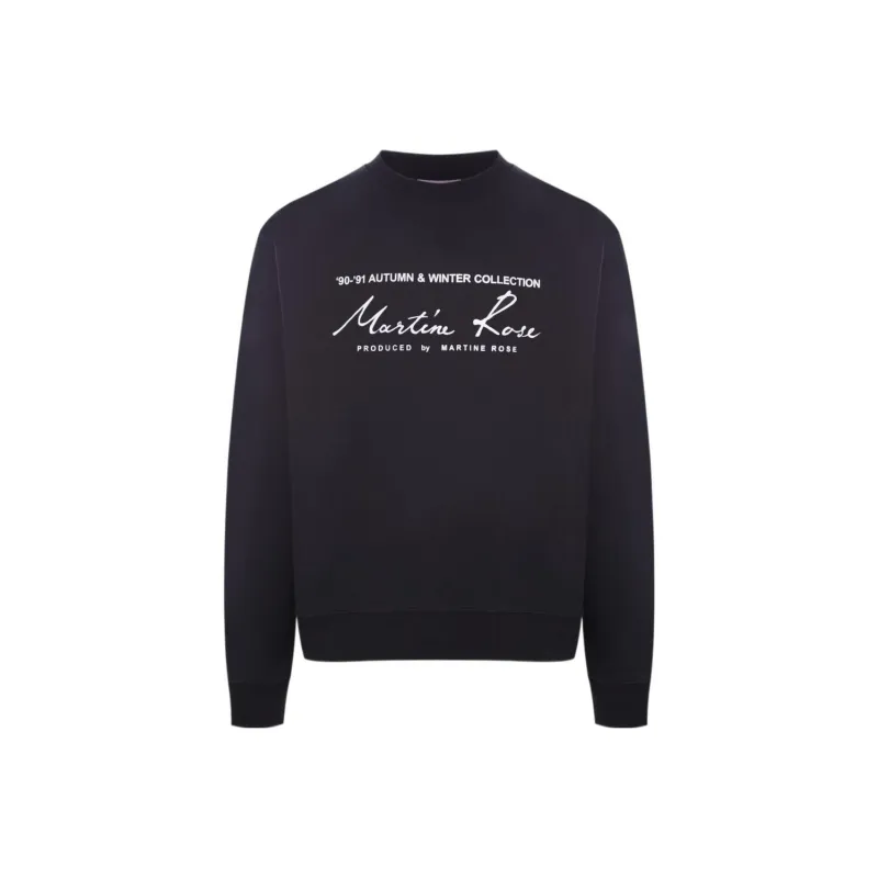 Martine Rose Slogan Printed Crewneck Sweatshirt-0