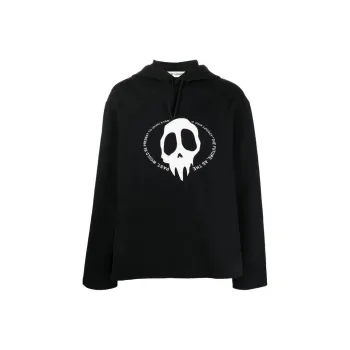 OUR LEGACY Maverick Skull Print Hoodie