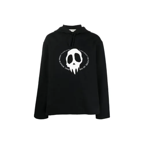 OUR LEGACY Maverick Skull Print Hoodie