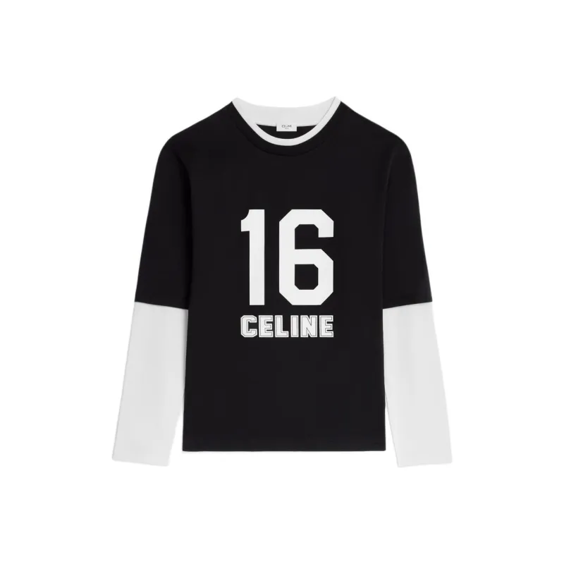 CELINE Loose CELINE 16 T shirt In Cotton Jersey-0