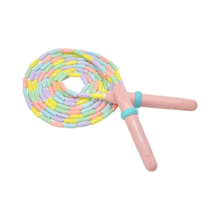 Skechers Student Supply Non Countable Jump Ropes Exam PVC Cotton Rope Pp Handle 2.8m Star Neon Pink-1