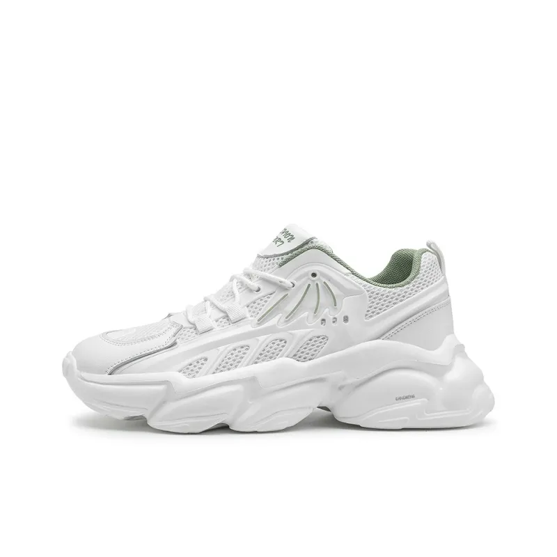 Hong Kong Meng Anti Slip And Wear Resistant Breathable Low Top Chunky Sneakers Men's-1