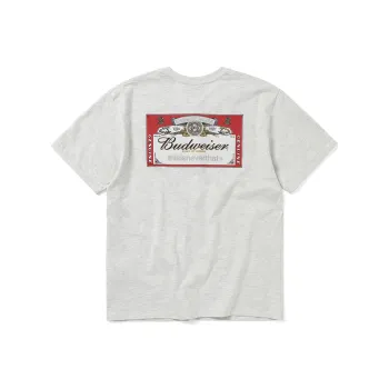 Peavey X Thisisneverthat Budweiser Co-brand T-Shirts Unisex Gray