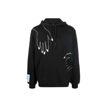McQ Alexander McQueen Hand print Cotton Hoodie