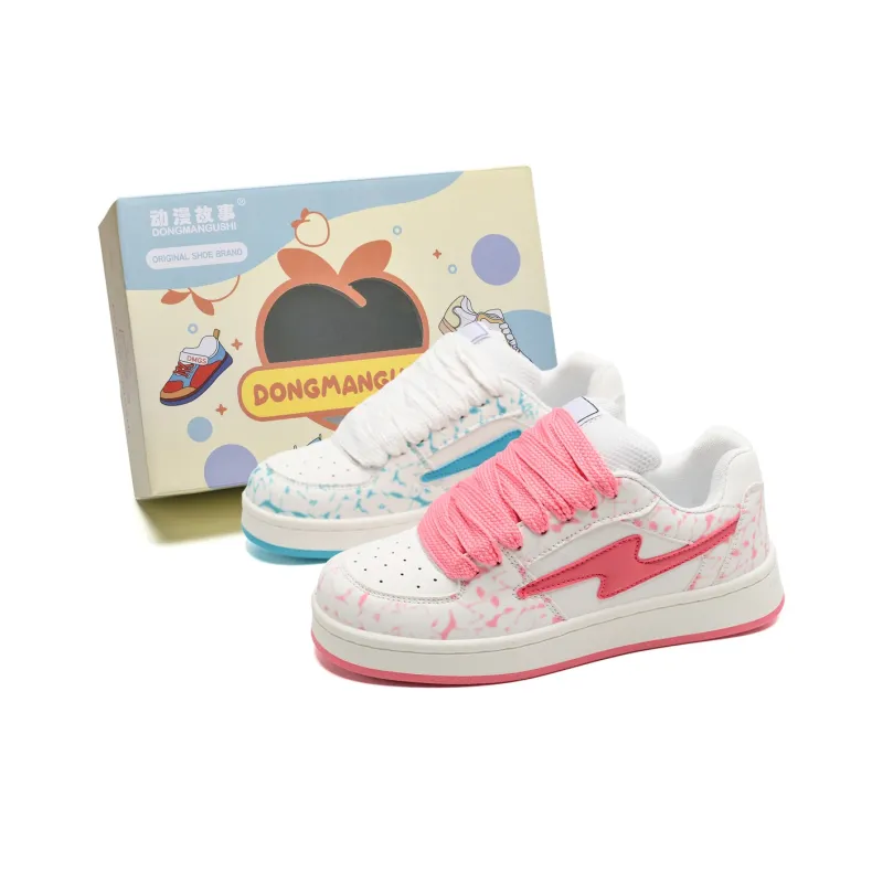 Anime Story Slip Resistant, Abrasion Resistant, Lightweight, Breathable Low Top Skateboard Shoes Unisex-20