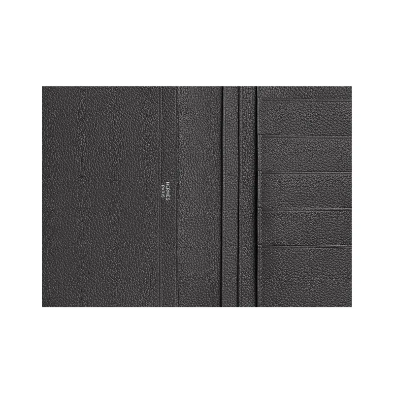 HERMES MC² Fleming Evercolor Calfskin Wallet Men's 85 Ardoise Slate Gray-2