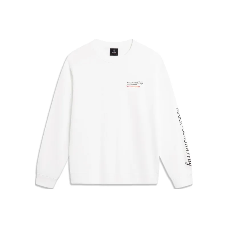 LiNing Sweatshirt Men's Standard White-0