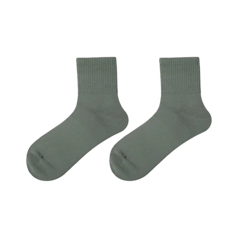 SEOBEAN Mid Calf Socks Men's 5 Pack-5
