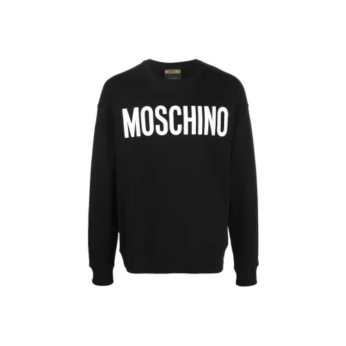 MOSCHINO Logo Printed Long Sleeved Sweatshirt