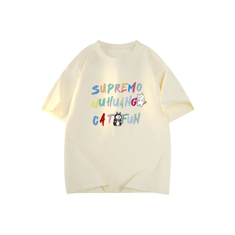Supremo Cat T Shirts Unisex-12