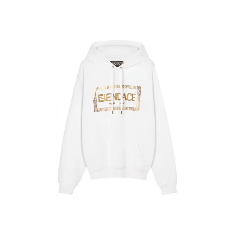 VERSACE Fendace Logo Mens Hoodie-0