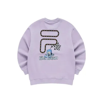 FILA FUSION FOB Series Sweatshirts Unisex Fantasy Purple