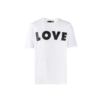 MOSCHINO Love Printed Crewneck T-Shirt