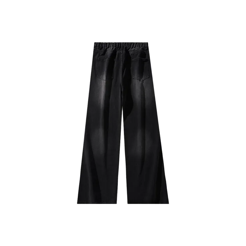 Menglaini Jeans Unisex Black Gray-1