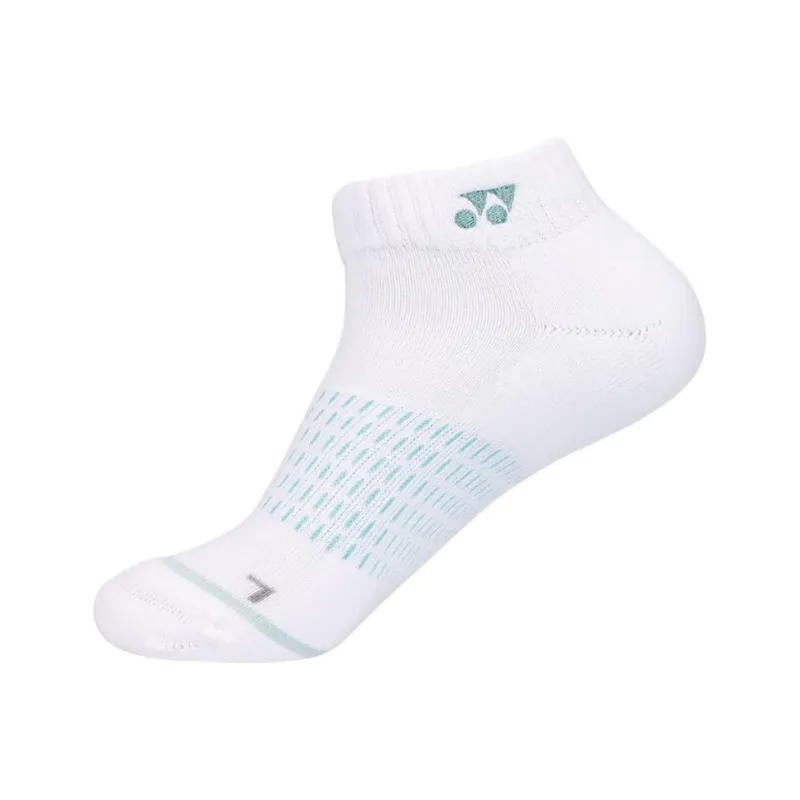 YONEX Ankle Socks Women's 1 Pack White/Turquoise-0