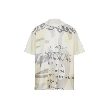 STEEPC T Shirt Men's Distressed White