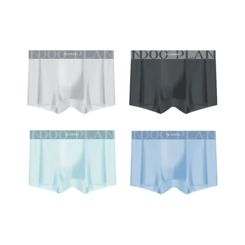 PLANDOO Underpants Men's 4 Pack-4