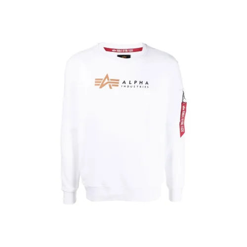 Alpha Industries Sweatshirts Men White