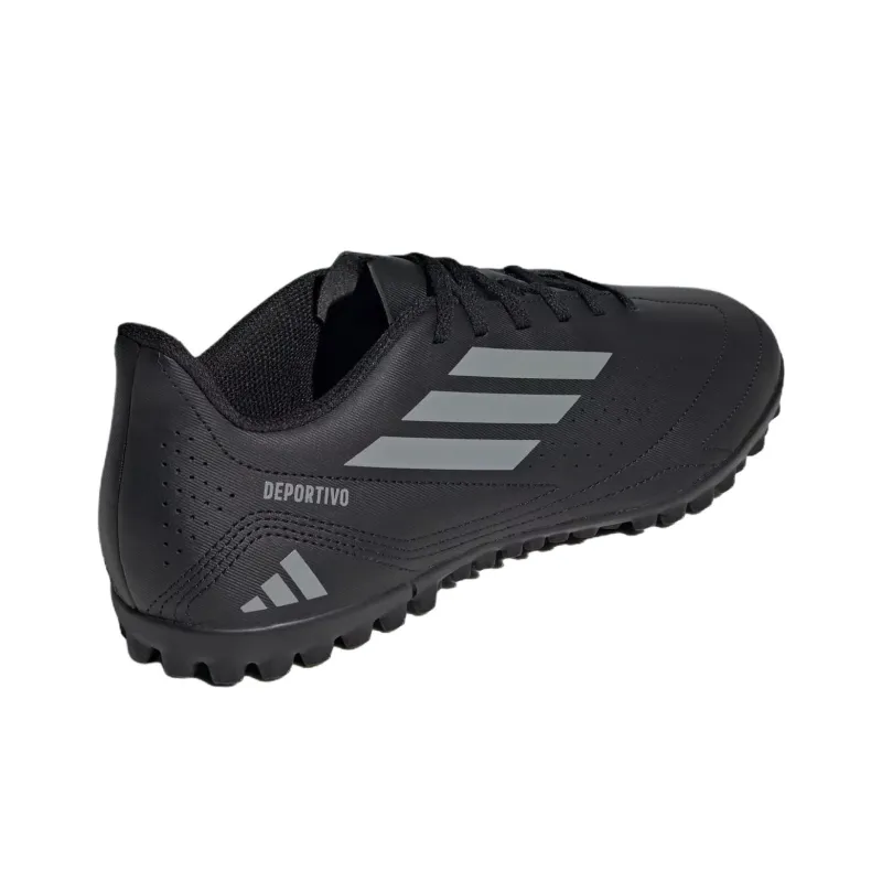 Adidas Deportivo 3 Artificial Ground Anti Slip Wear Resistant Soccer Shoes Men's Black-2