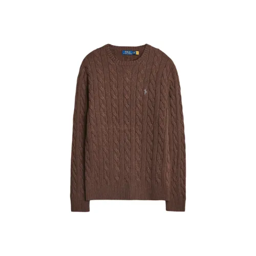Polo Ralph Lauren Logo Embroidered Cable Knit Jumper