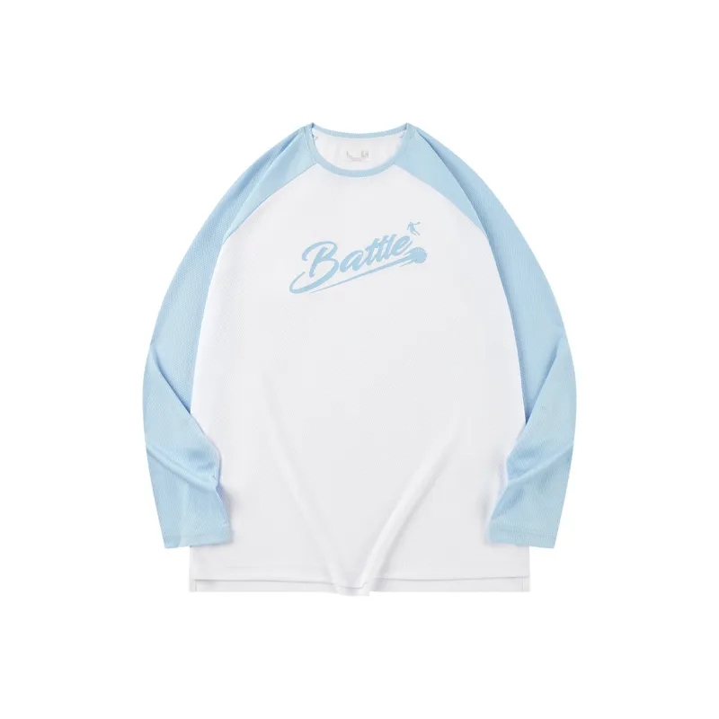 QIAODAN T Shirt Men's Sunny Mountain Blue-0