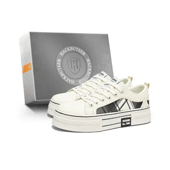 HACKBUTEER Low Top Canvas Shoes Men's Box Included