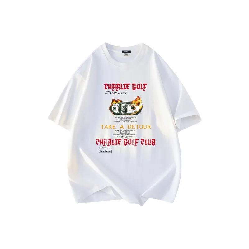 CHARLIE GOLF T Shirt Unisex Black-2