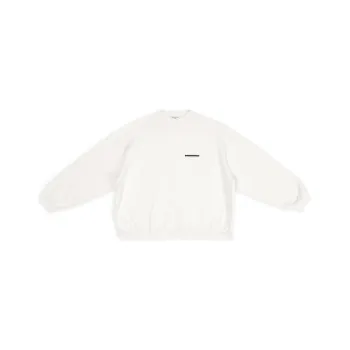 Balenciaga FW22 Sweatshirt Loose Fit Style Unisex Cream