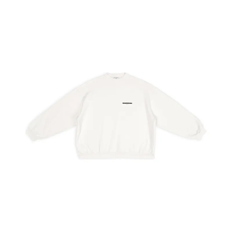 Balenciaga FW22 Sweatshirt Loose Fit Style Unisex Cream-0