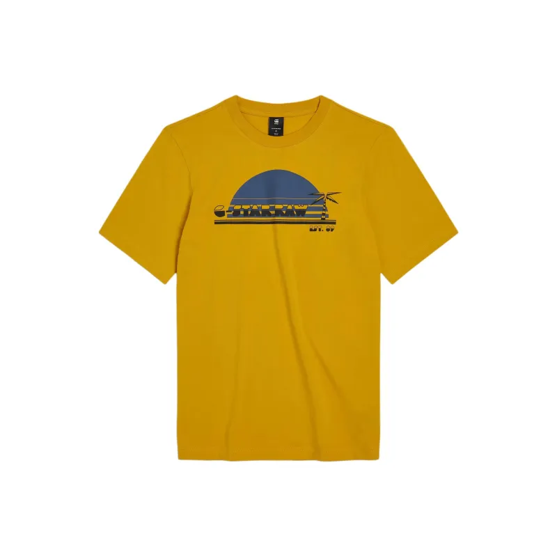 G STAR RAW T Shirt Men's Yellow-0