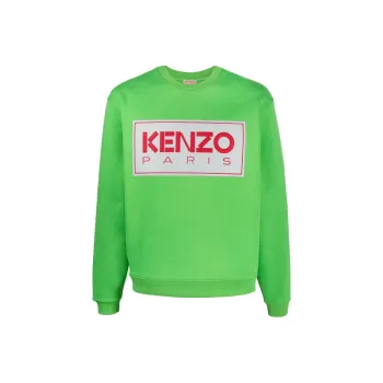 KENZO Letter Logo Sweatshirt Men's Green